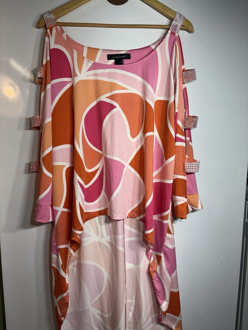Ashley Stewart Aloha Poncho Top Women’s Size 18/20